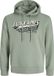Jack & Jones Trui Jjelogo Sweat Hood 2 Col 25/26 Noos 12279649 Iceberg Green Mannen Maat - XXL