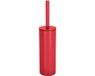 Spirella WC Borstel met Houder - AKIRA - Toiletborstel Vrijstaand - Staal - Rood