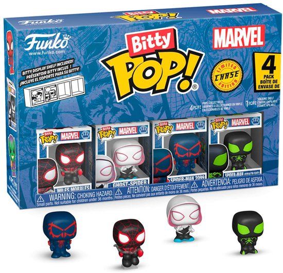 Funko Spider-Man Bitty POP! Vinyl Figure 4-Pack Series 2