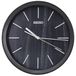 Seiko Wandklok, zwart