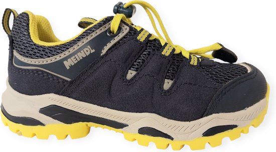 Meindl Salto Junior Wandelschoenen - Marine Blauw/Geel - Maat 28