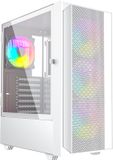 Gembird Fornax Serie - Midi-Tower Behuizing - USB 3.0 - Glass Paneel - RGB Verlichting - Wit
