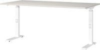 Germania bureau 7911-642, lichtgrijs/wit, hoogteinstelbaar, 160 x 91 x 80 cm