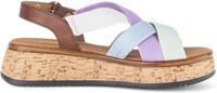Gabor Damen Plateau Sandalen Bruin Leer Maat 38