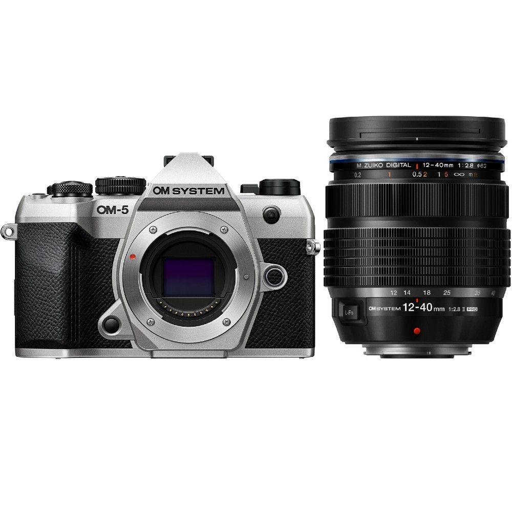 OM SYSTEM OM-5 II zilver + 12-40mm II