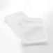 Douceur d'Intérieur 2 washandjes (15 x 21 cm) tederheid wit, effen spons