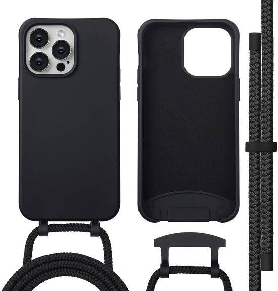 imoshion Color Backcover met afneembaar koord met MagSafe voor de Apple iPhone 14 Pro Max - Zwart