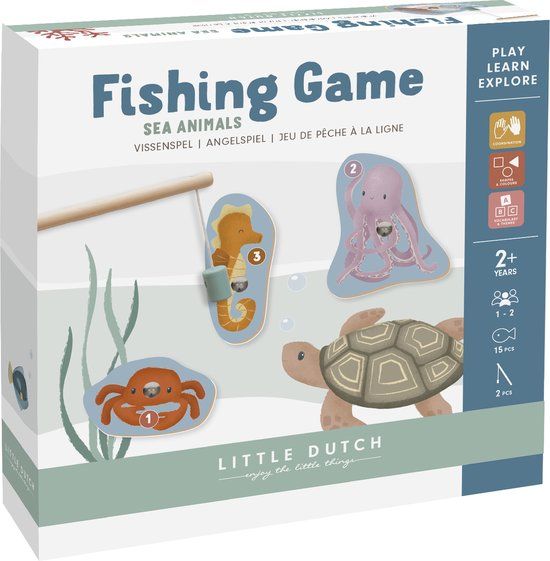 Little Dutch Hengelspel FSC - Hengelspel - Behendigheidspel - 20 min - 1+ Spelers