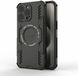 Techsuit Hoesje geschikt voor Apple iPhone 15 Pro - ArmorMag Back Cover - Geschikt voor MagSafe - Zwart