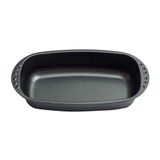Avilia Anti-aanbakbroodvorm – brood thuis – veelzijdig keukengereedschap – vorm voor zoete en hartige bereidingen – bakplaat voor brood – 37 x 20 x 7 cm – zwart