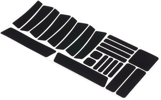 BBB Cycling MultiVis - Reflecterende Stickers Fiets - Zwart