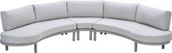 Garden Impressions Potenza aluminium loungeset - taupe - valley sand