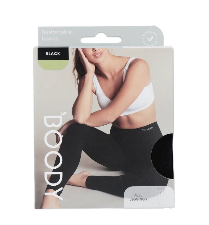 Boody Leggings Enkel Zwart L