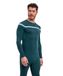 FALKE Heren Top van onderlaag Warm Trend Round Neck M L/s Sh functioneel materiaal sneldrogend 1 stuk, Groen Holly 7385, XXL