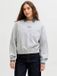 JJXX Sweater Tennis print JXGIA LOOSE LS PRINT CREW SWT Lange mouw Opstaande kraag Katoen Vrouwen S Grijs