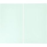SILVERCREST® Plaques de recouvrement de cuisinière en verre, 2 pièces. (Verre dépoli)