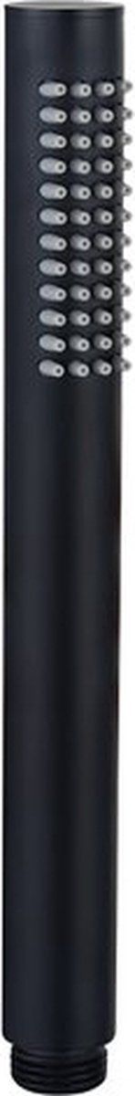 FortiFura Calvi Staafhanddouche Mat Zwart - Douchekop - Messing - Zwart Mat - 8718903025311