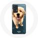 Maniacase Hoesje voor Samsung Galaxy A13 4G / A13 4G Lite Golden retriever Puppy