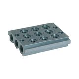 Riegler 106633-520.03-14 Meervoudige bodemplaat voor wegklep, 3 ventielposities, G 1/4, 1 stuk