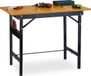 Relaxdays Werkbank inklapbaar - MDF en Staal - Tot 100 kg