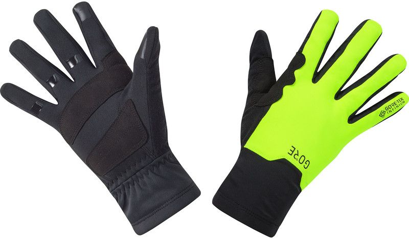 Gore Wear M Gore-Tex Infinium Mid Gloves, black/neon yellow