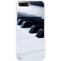 Honor Bedrukt siliconen hoesje compatibel met Honor 10 Piano