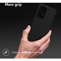 Accezz Color Backcover voor de Samsung Galaxy A33 - Zwart