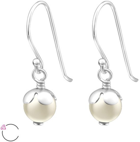 Montebello Oorbellen Caera - Dames - 925 Zilver - SwarovskiÂ® 6 mm - 21 mm