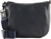Mandarina Duck Sac bandoulière en cuir Mellow Leather Hobo Bag Bleu Robe