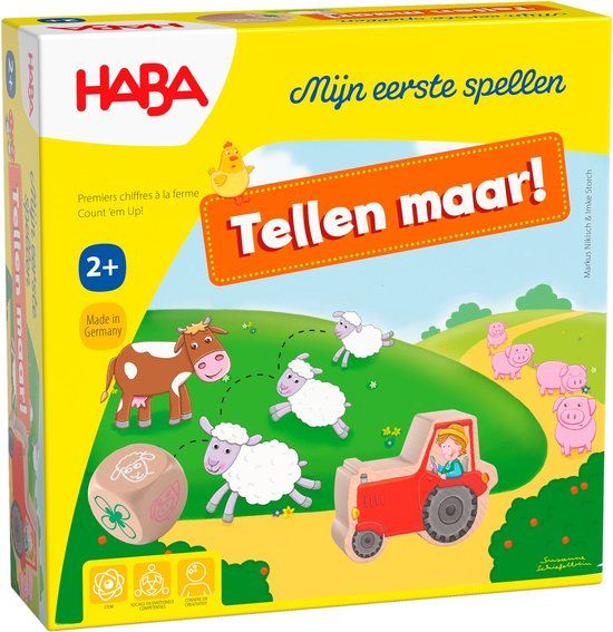Haba Mijn Eerste Spellen - Tellen Maar! - Educatief spel - 2+ jaar