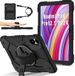 Selected by GSMpunt.nl Xiaomi Redmi Pad Pro / Poco Pad Hoes - Back Cover met Handriem en 360° Kickstand - Zwart