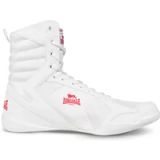 Lonsdale HESKIN boksschoenen, uniseks, wit/rood, 43 EU