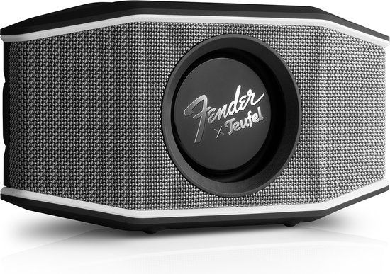 Teufel Fender x ROCKSTER GO 2 - Portable bluetooth stereospeaker - Waterdicht IPX67 - staalzwart