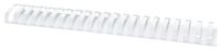 Plastikowe grzbiety do bindowania A4 51mm 50 sztuk biale