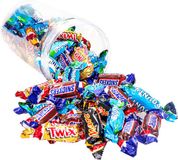 Mars Miniatures chocolademix - Twix, Snickers, Mars & Bounty - 600g