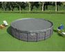 Maison Exclusive - Couverture de piscine, diamètre 6,1 mètre, rond, polyester, gris