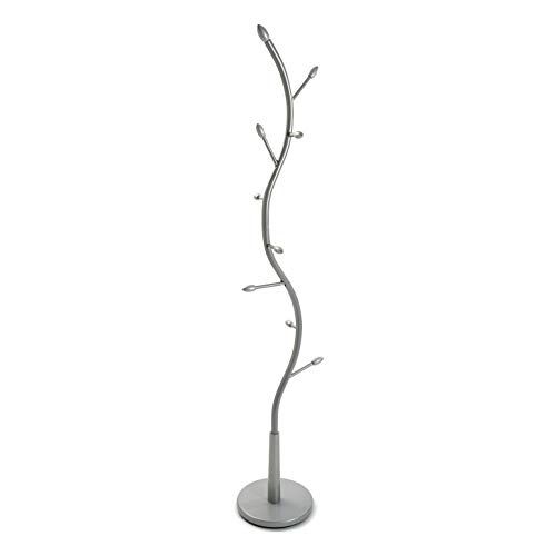 Versa Swindon Kapstok - 9 haken - Grijs - 185x32x32 cm
