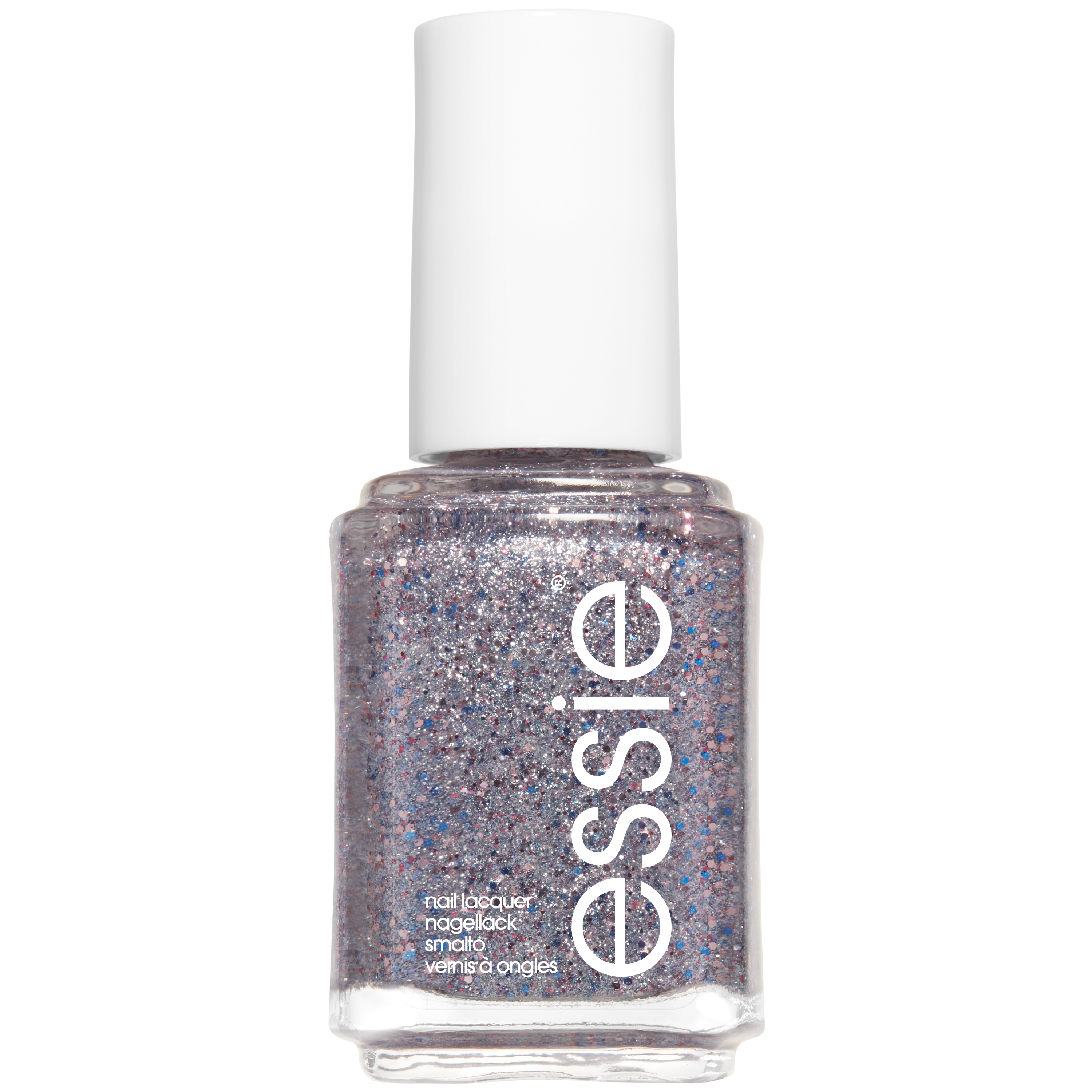 Essie gifts by 511 congrats - grijs - glitter top coat - 13,5 ml