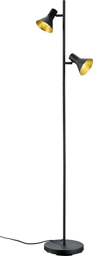 RL LIVE YOUR LIGHT REALITY Leuchten FL Magno - Vloerlamp - 2 lichts - Zwart - E14 - 144cm