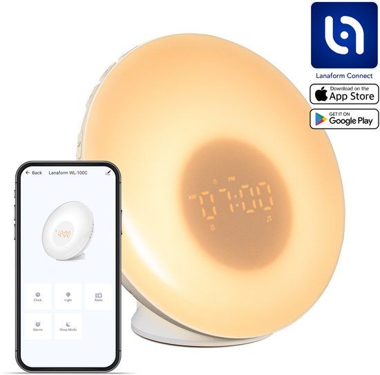 Lanaform WL-100C - Wake-up Light - Wit