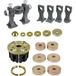 KS Tools 440.0650 Universeel gereedschap voor demonteren en monteren geschroefde en compacte wiellagers, 33-dlg