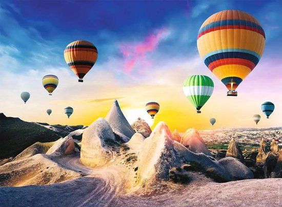 Nathan Ravensburger Puzzle 500 pièces - Voyage en montgolfière