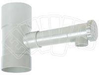 Collecteur d'eau de pluie gris - Raccord 30 mm - Ø 80 mm