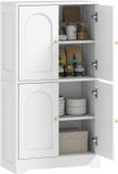 HOMCOM Keukenkast Spaanplaat Wit 60x30x110cm