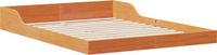vidaXL Bedframe Wasbruin Massief Grenenhout 135 x 190 cm