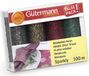 Gütermann Sparkly Naaigaren Set - 4x100m - Goud, Rood