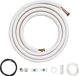 VEVOR Mini Split Line Set 4876,8mm Koperen Buis AC Aansluitkabel 6,4x9,5mm