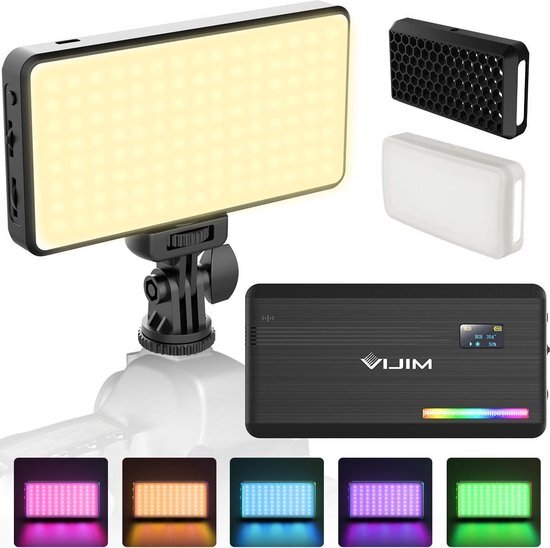 VIJIM (by Ulanzi) VIJIM RGB Multi Color LED-lamp VL196