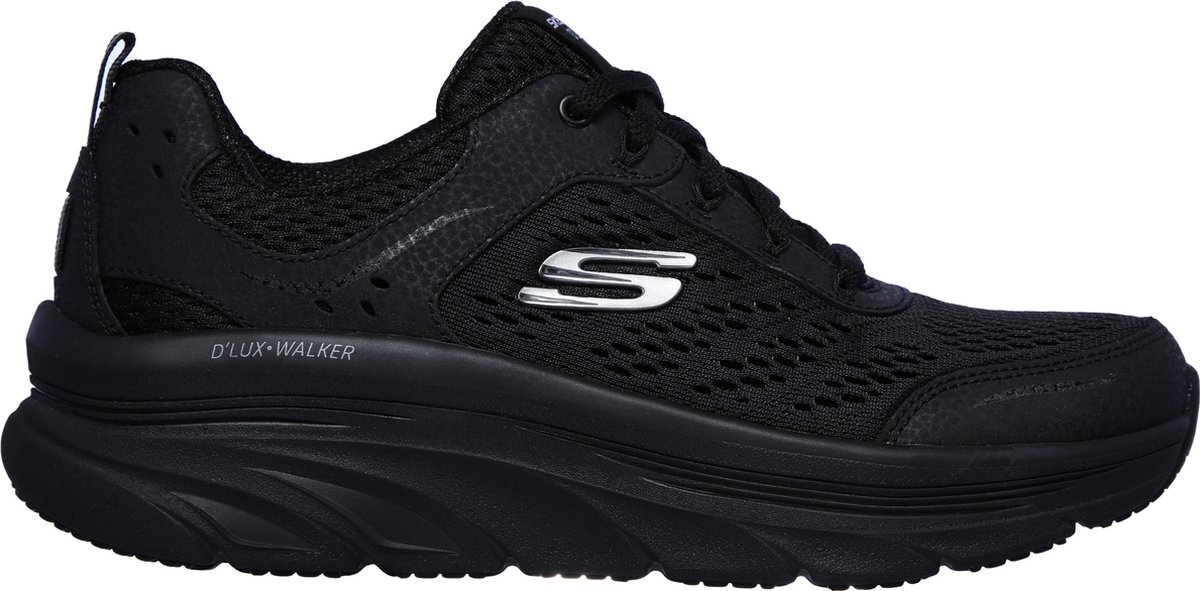 SKECHERS D'Lux Walker-Infinite Motion Dames Sneakers - Black - Maat 40