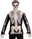 Widmann Spook & Skelet Kostuum | T-Shirt Lange Mouwen Berend Botje Man | XL | Carnaval kostuum | Verkleedkleding